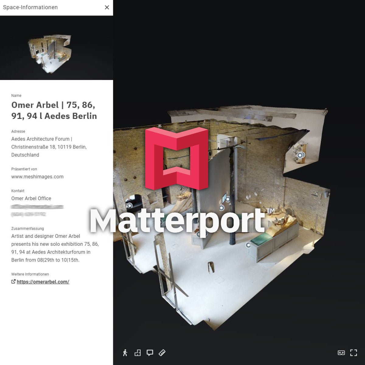 Postproduktion | Matterport Showcase Player - MESH IMAGES BERLIN MESH IMAGES BERLIN